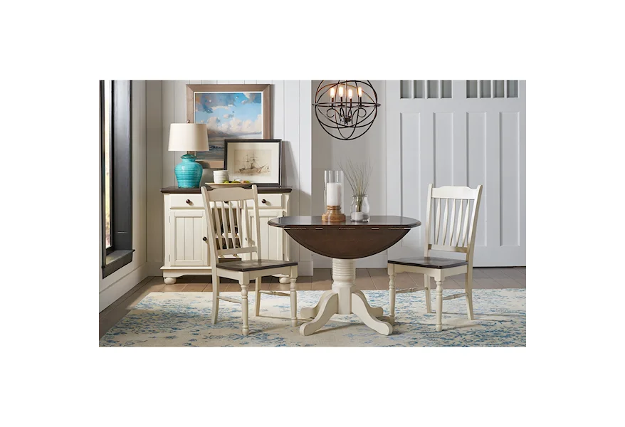 British Isles - CO 3 Piece Dining Set by AAmerica at Esprit Decor Home Furnishings
